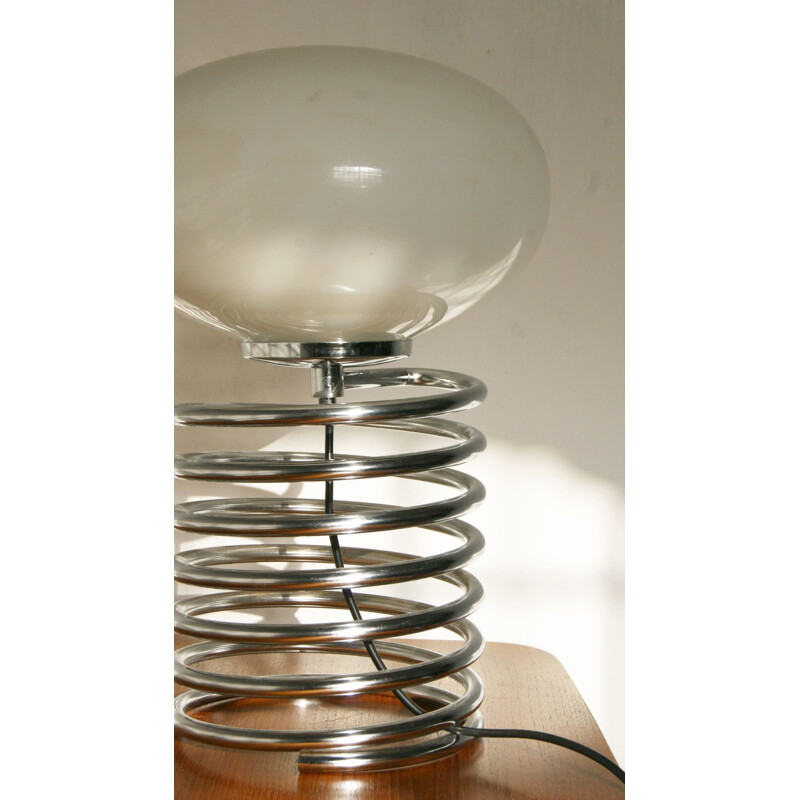 Vintage-Tischlampe Spiral für Honsel