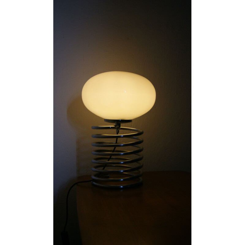 Vintage Spiral table lamp for Honsel