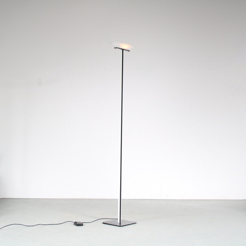 Vintage metal floor lamp by Relco Milano, Italy 1980s