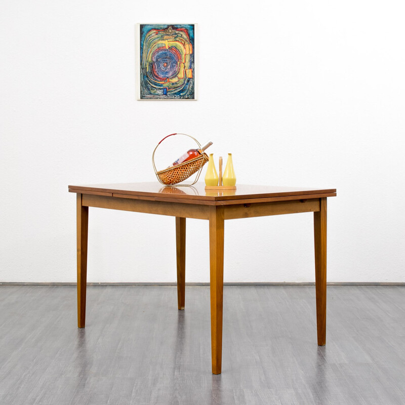 Dining table in walnut - 1960s