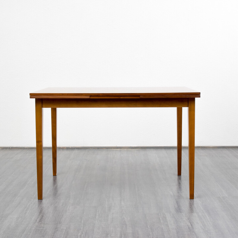 Dining table in walnut - 1960s