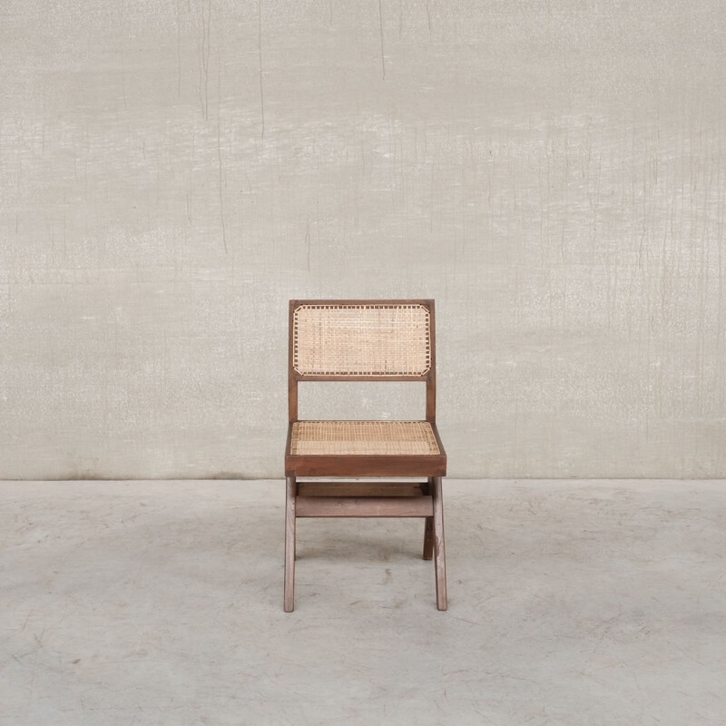 Coppia di poltrone vintage Chandigarh di Pierre Jeanneret, India 1960