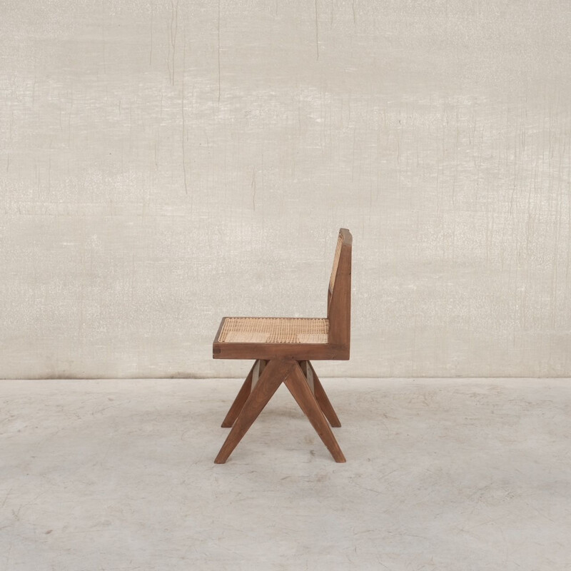 Pair of mid-century Chandigarh armhair by Pierre Jeanneret, India 1960s