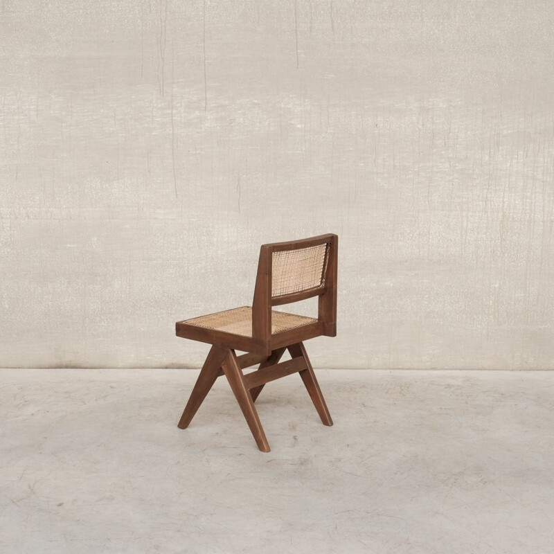 Paar Vintage Chandigarh Sessel von Pierre Jeanneret, Indien 1960