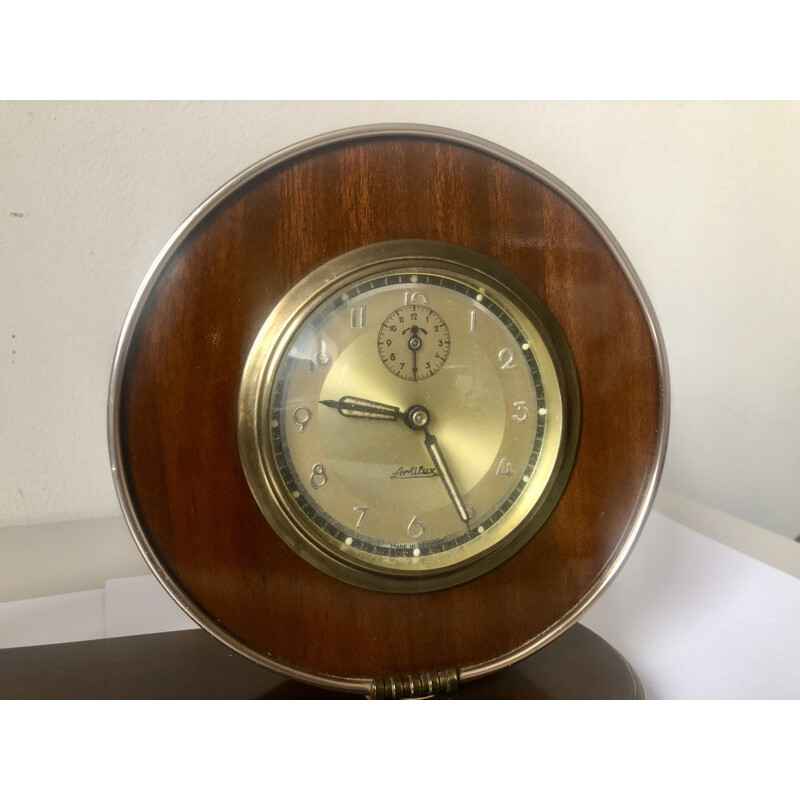 Vintage wooden clock, Germany 1960