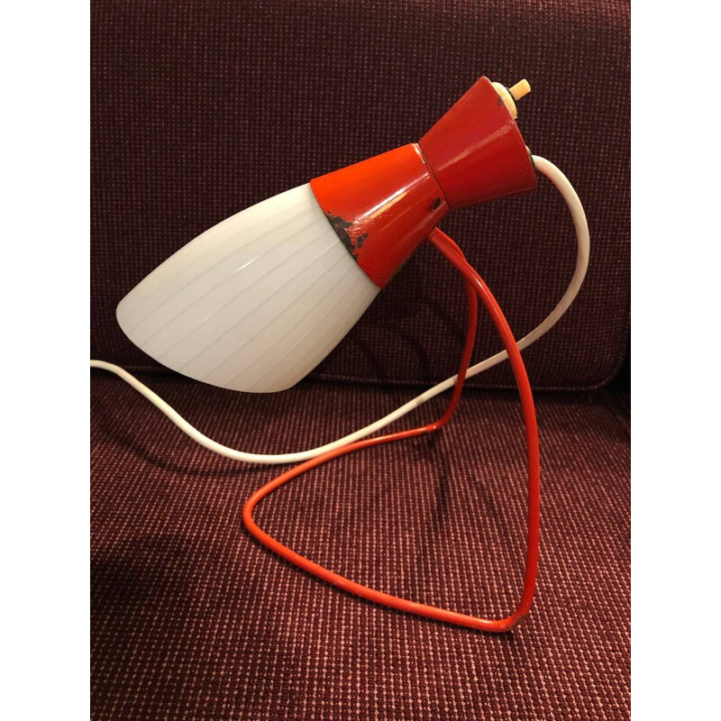 Vintage type 1621 table lamp by Josef Hurka for Napako, Czechoslovakia 1930s