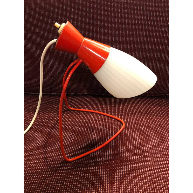 Vintage type 1621 table lamp by Josef Hurka for Napako, Czechoslovakia 1930s