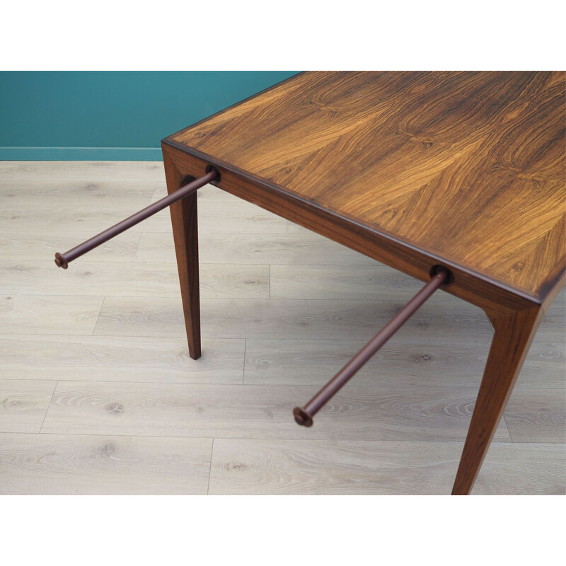 Vintage Danish rosewood table by Poul Hundevad & Kai Winding for Hundevad & Co, 1960s
