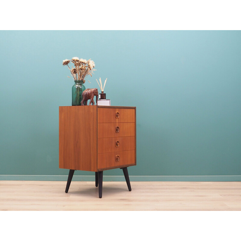 Vintage teak chest of drawers, Denmark 1970s