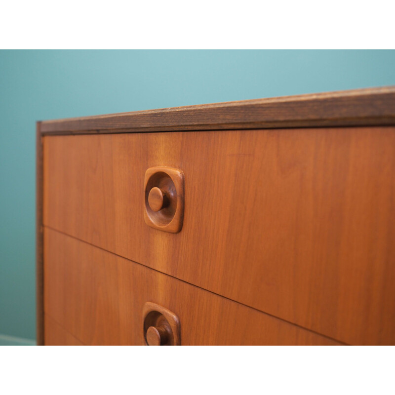 Vintage teak chest of drawers, Denmark 1970s