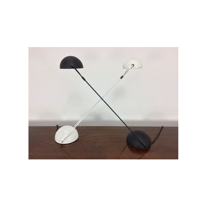 Vintage-Lampe Meridiana schwarz von Paolo Piva für Stefano Cevoli