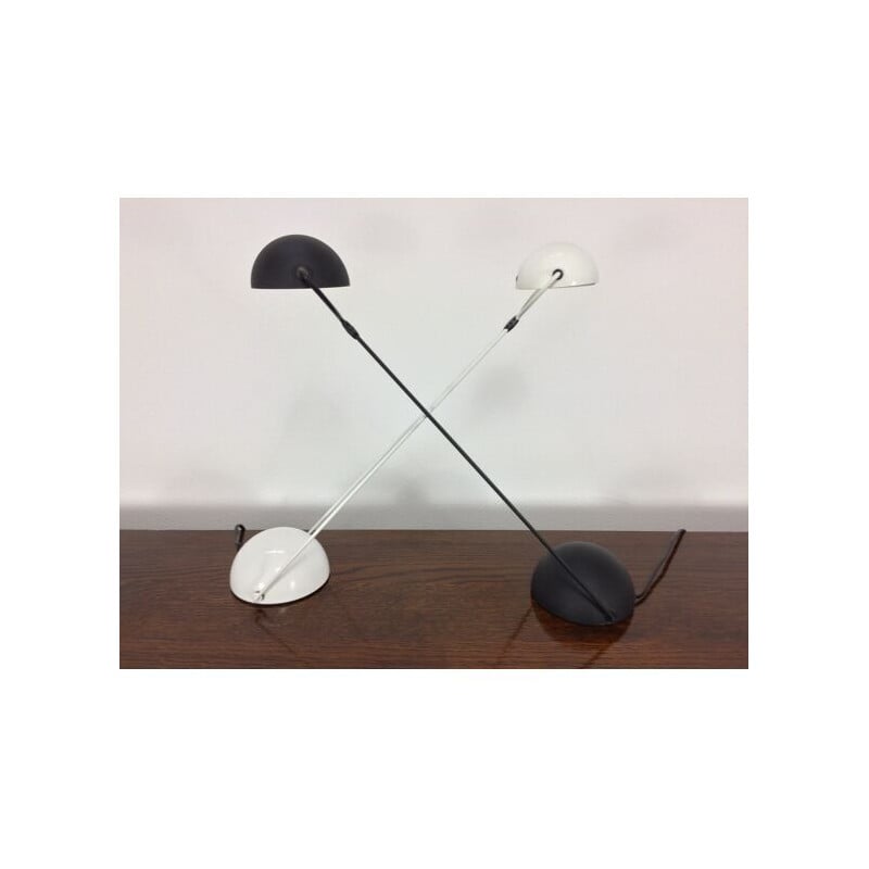 Vintage lamp Meridiana black by Paolo Piva for Stefano Cevoli 