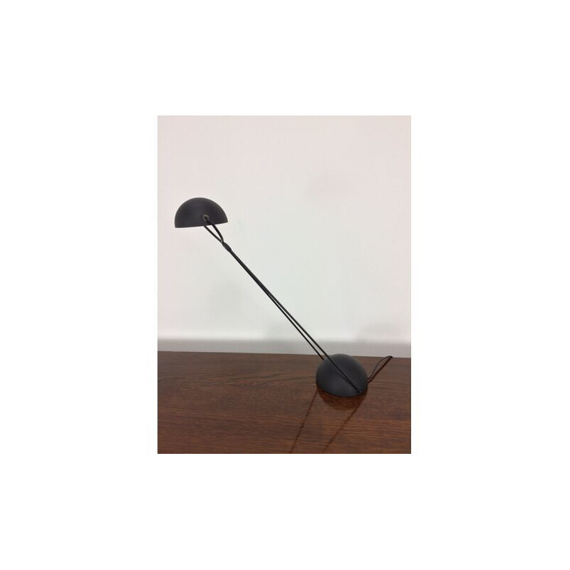 Lampe vintage Meridiana noir de Paolo Piva pour Stefano Cevoli 