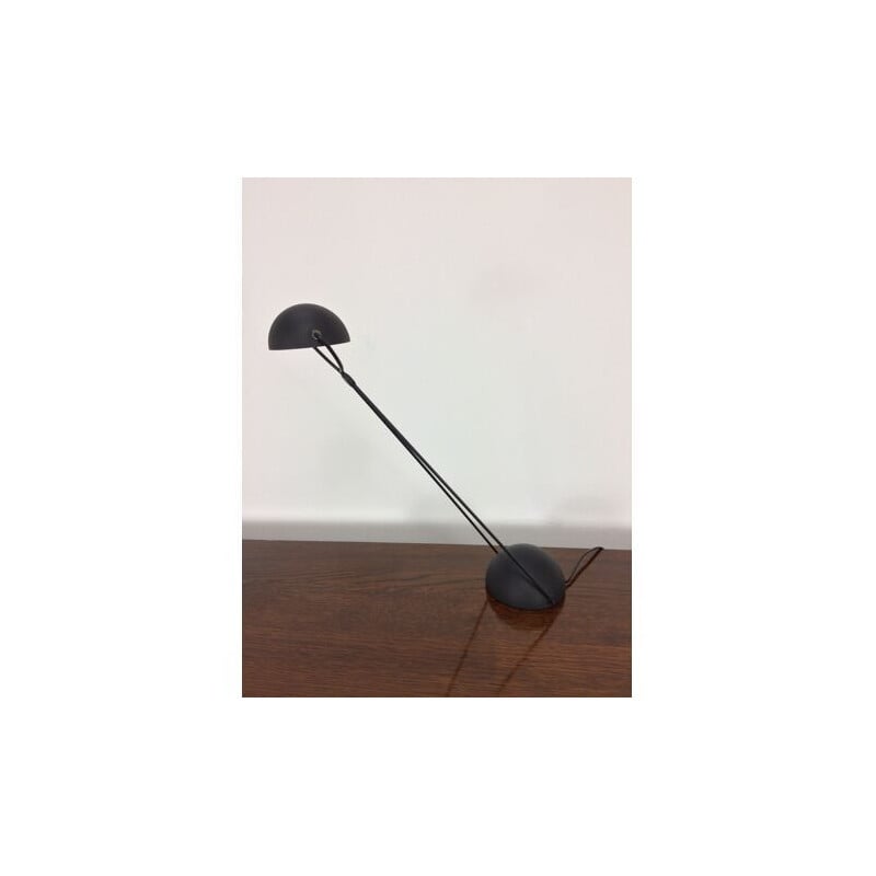 Vintage lamp Meridiana black by Paolo Piva for Stefano Cevoli 