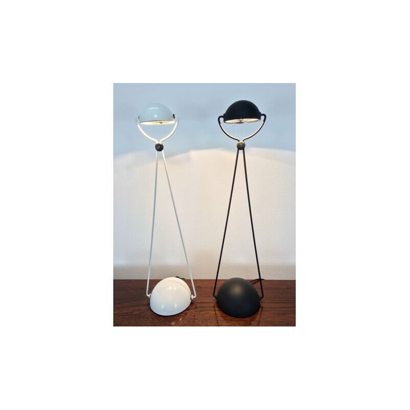 Vintage-Lampe Meridiana schwarz von Paolo Piva für Stefano Cevoli