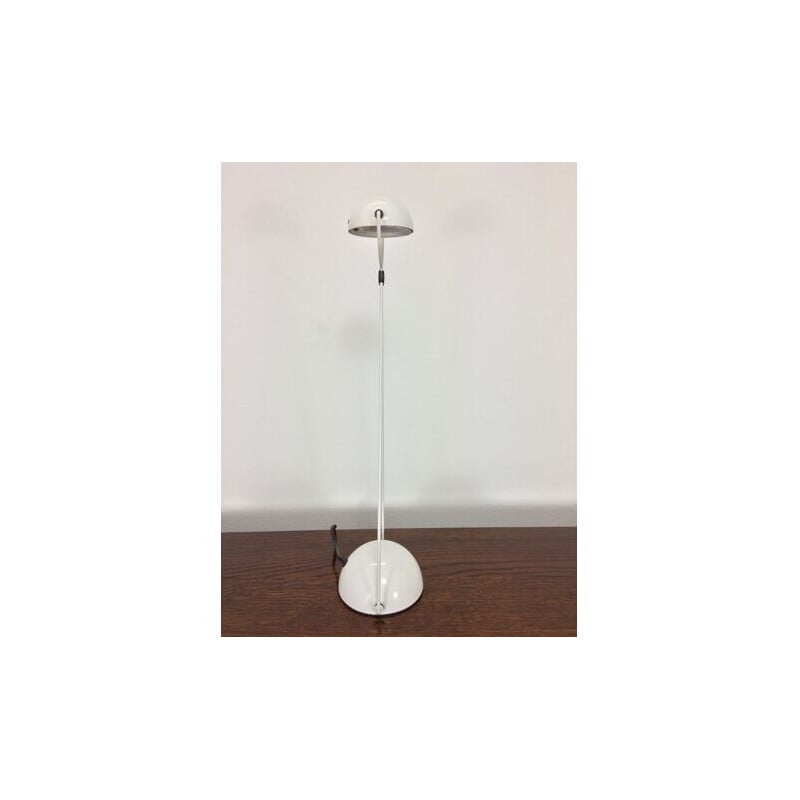 Vintage witte Meridiana lamp van Paolo Piva voor Stefano Cevoli