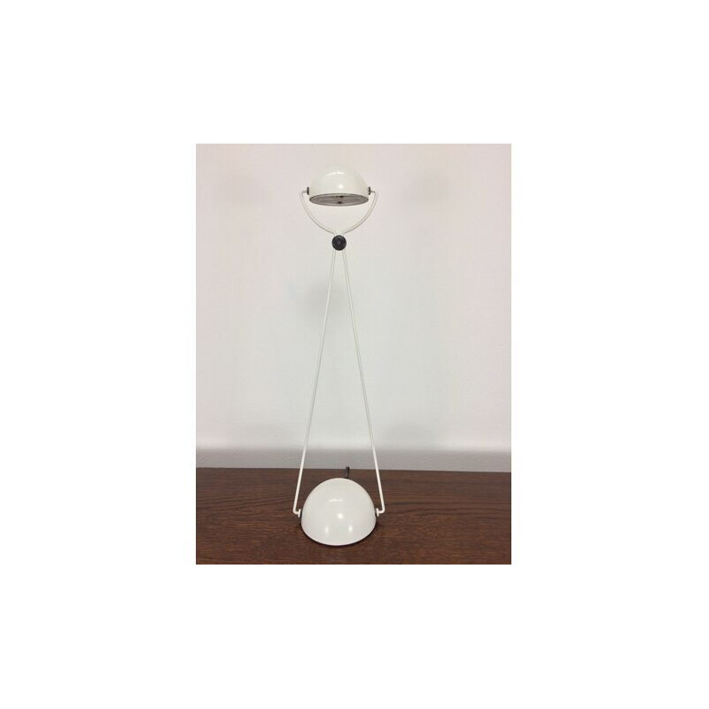 Vintage white Meridiana lamp by Paolo Piva for Stefano Cevoli