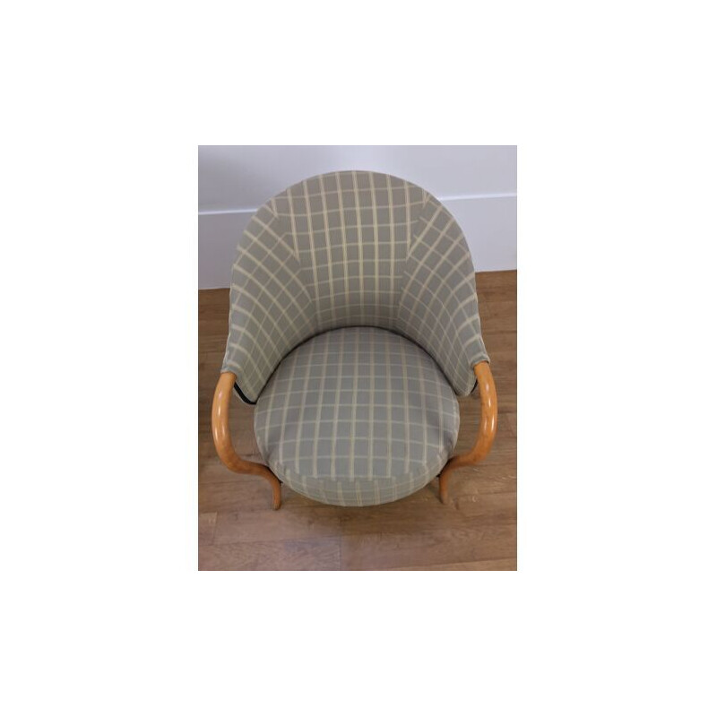 Paire de fauteuils vintage Cinna, 1980