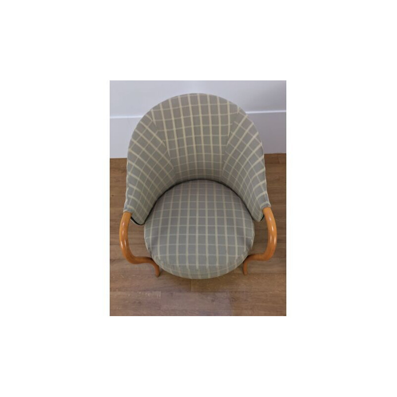 Paire de fauteuils vintage Cinna, 1980
