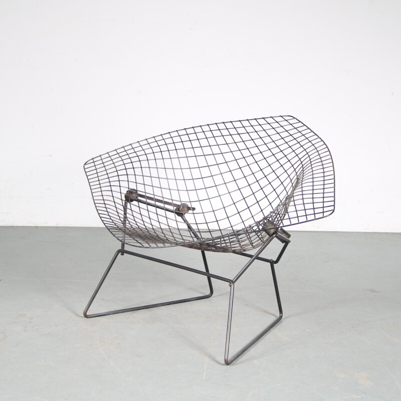 Vintage "Big Diamond" armchair by Harry Bertoia for Knoll International, USA 1960s