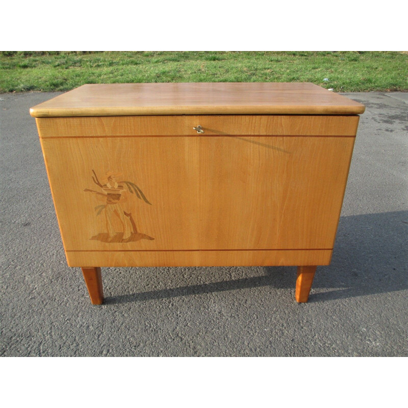 Vintage sliding chest of drawers, 1950s