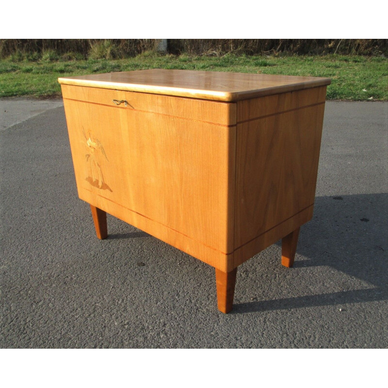 Vintage sliding chest of drawers, 1950s