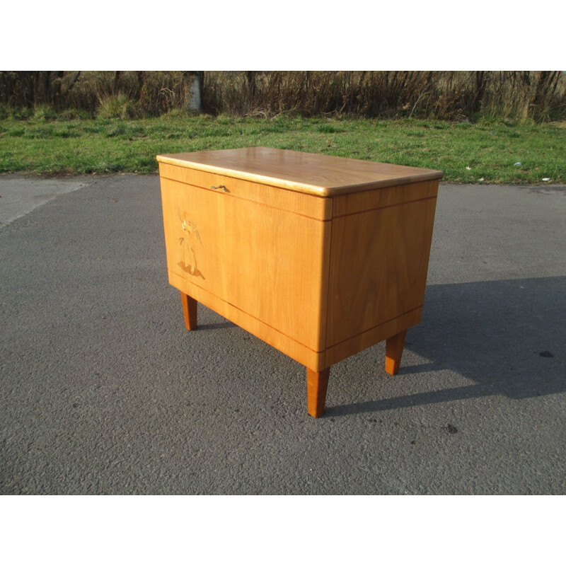 Commode vintage coulissante, 1950