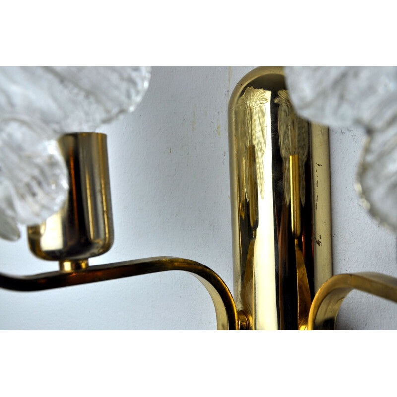 Pair of vintage murano glass sconces by Carl Fagerlund, 1970