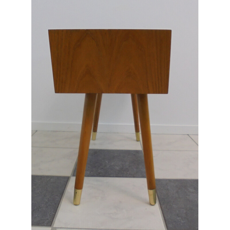 Small sideboard cabinet with glass top - 1950s