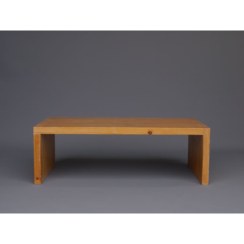 Vintage pine coffee table by Ate van Apeldoorn for Houtwerk Hattem, 1960