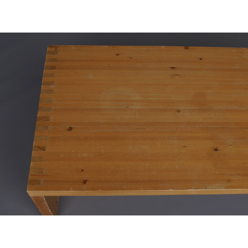 Vintage pine coffee table by Ate van Apeldoorn for Houtwerk Hattem, 1960