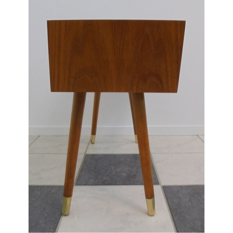 Small sideboard cabinet with glass top - 1950s