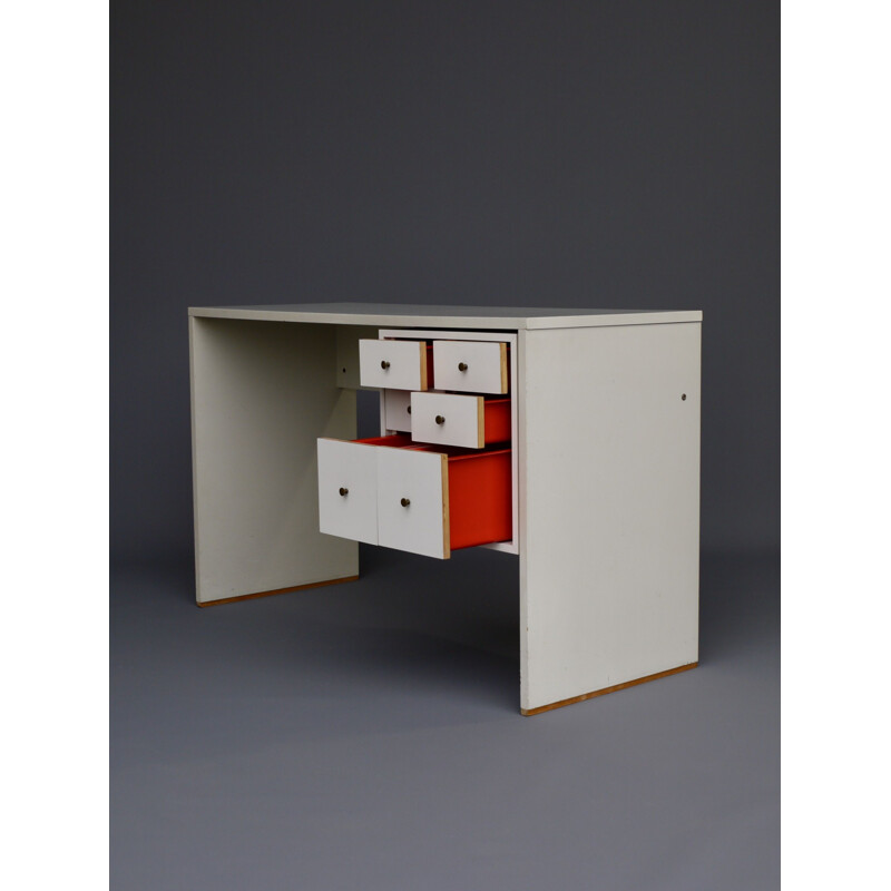 Vintage Q-bus desk by Cees Braakman for Pastoe, 1960s