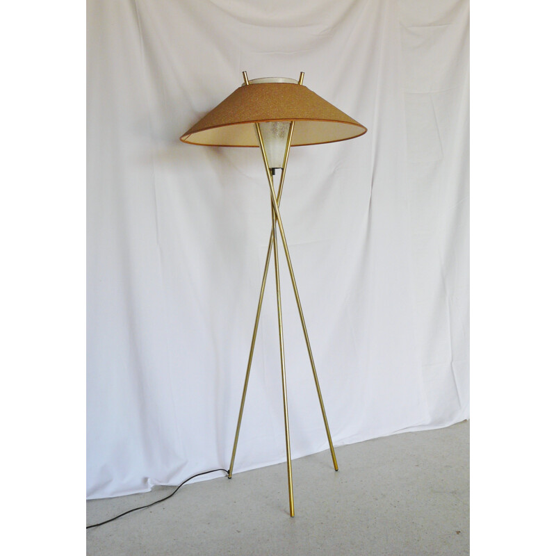 Mid century floor lamp, Gerald THURSTON - 1950s