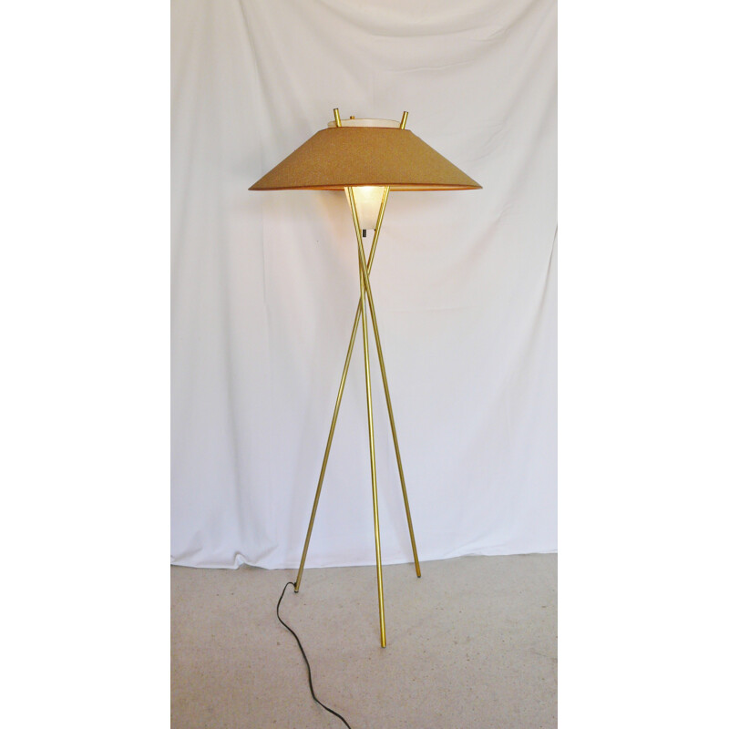 Mid century floor lamp, Gerald THURSTON - 1950s