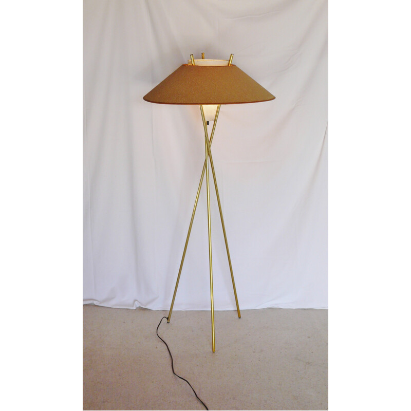 Mid century floor lamp, Gerald THURSTON - 1950s
