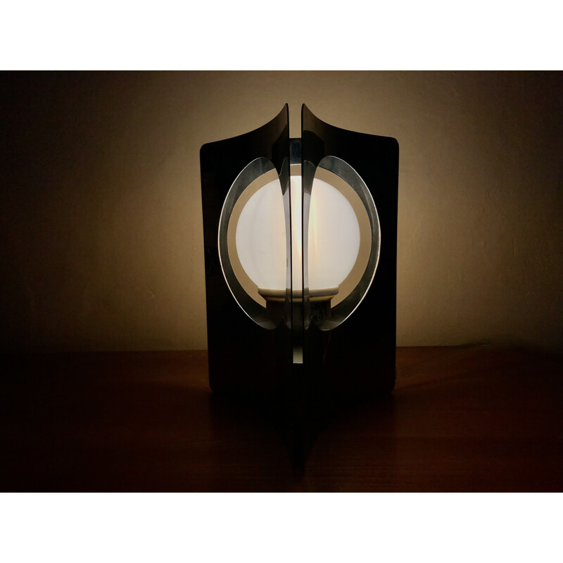 Vintage chromen lamp, 1970