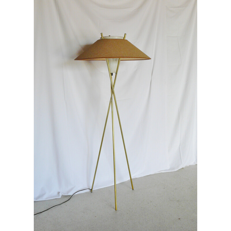 Mid century floor lamp, Gerald THURSTON - 1950s