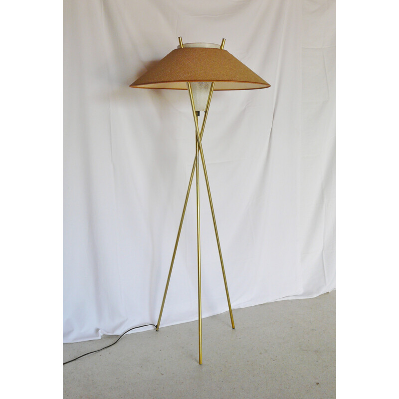 Mid century floor lamp, Gerald THURSTON - 1950s