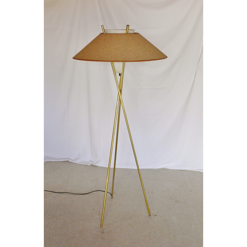 Mid century floor lamp, Gerald THURSTON - 1950s