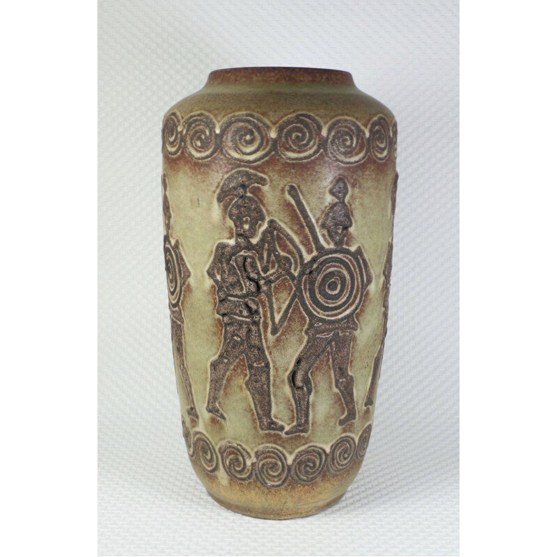 Grand vase vintage Scheurich en céramique - 1960