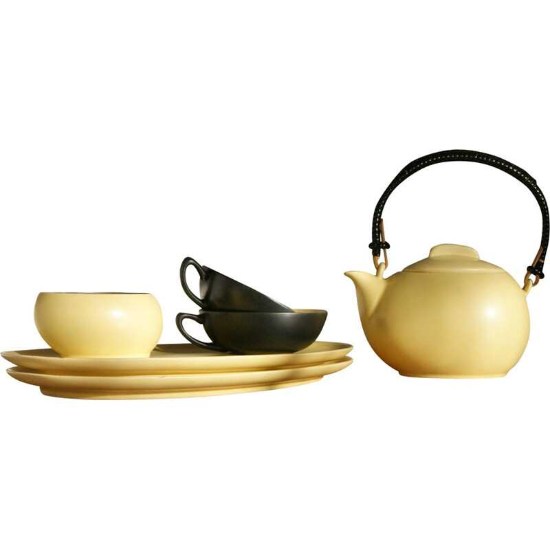 Vintage tea set by Sebastiano Buscetta, 1950