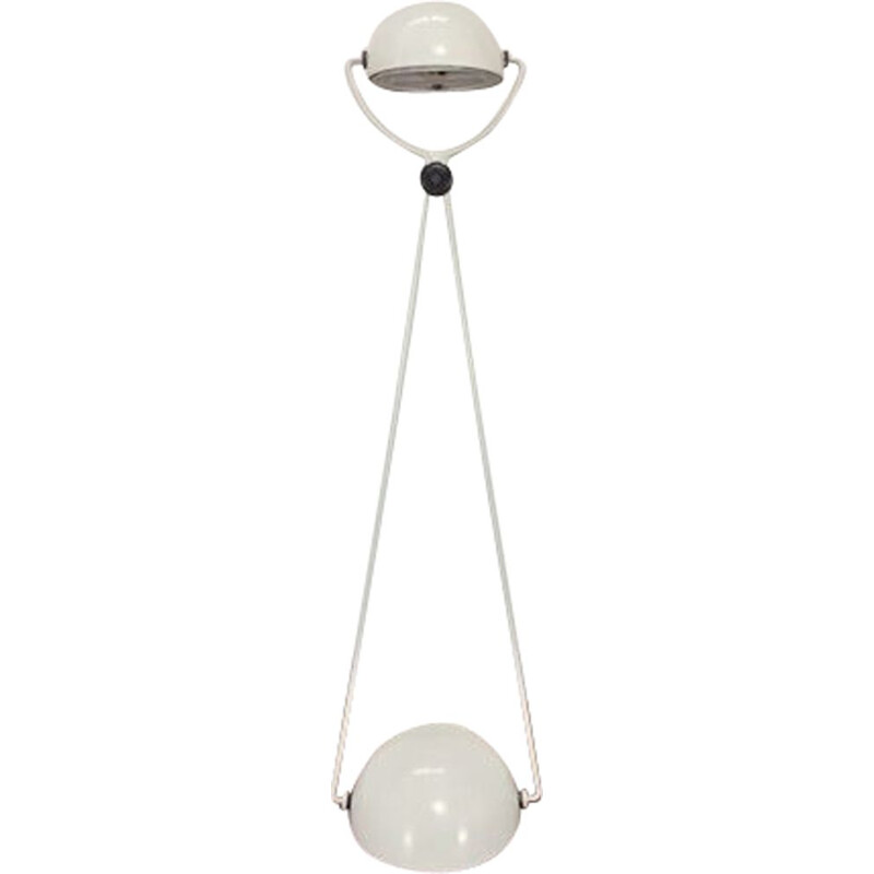 Vintage white Meridiana lamp by Paolo Piva for Stefano Cevoli