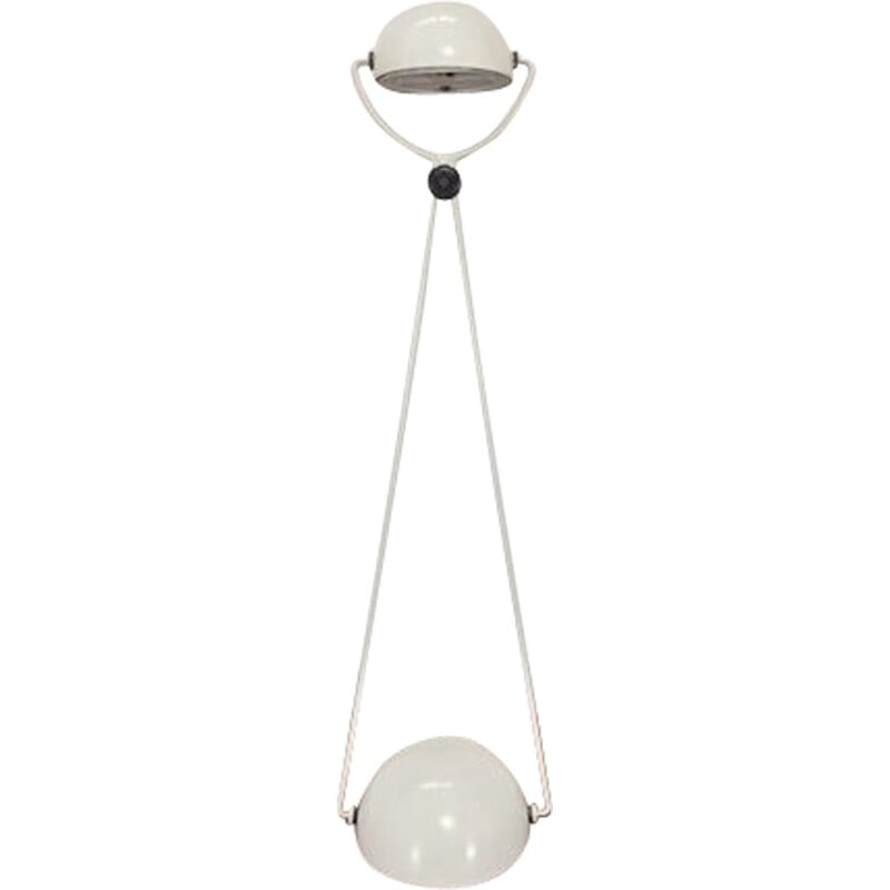 Vintage white Meridiana lamp by Paolo Piva for Stefano Cevoli