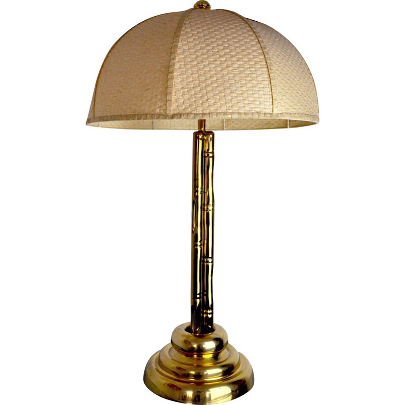 Vintage Regency messing lamp, Frankrijk 1970