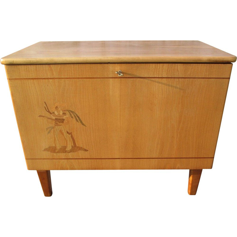 Commode vintage coulissante, 1950