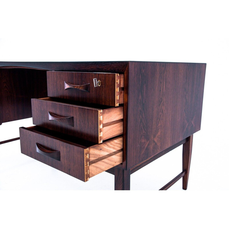 Vintage rosewood desk, Denmark 1960s