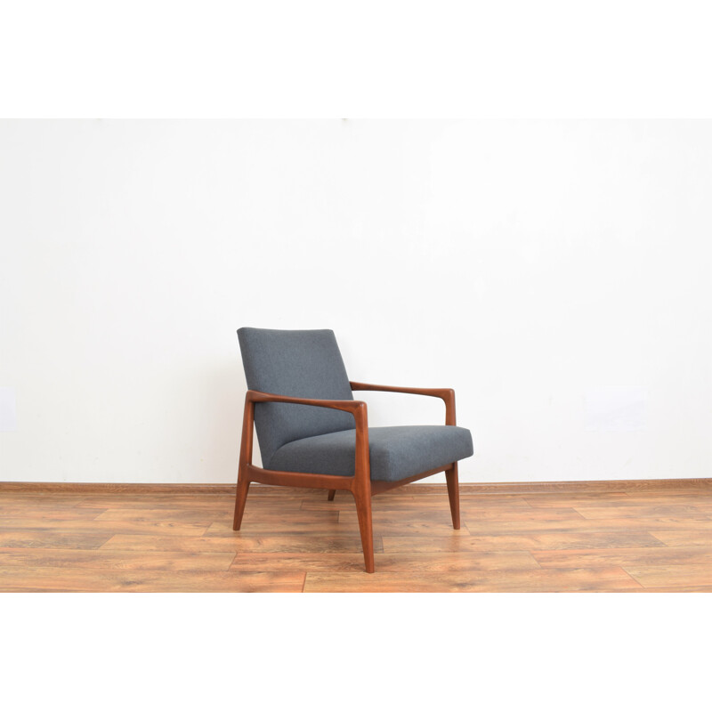 Fauteuil vintage en hêtre, Danemark 1960 