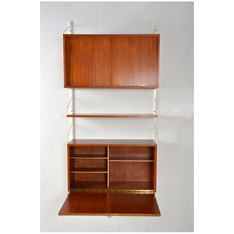 Etagère vintage scandinave en teck, 1960