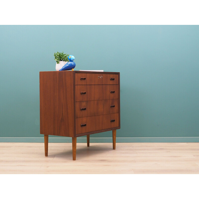 Teak vintage chest of drawers, Denmark 1970s